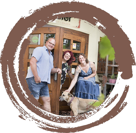 Volker, Iris und Josefa Maier